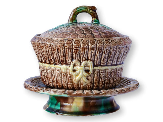 Rare Antique English Majolica Tureen
