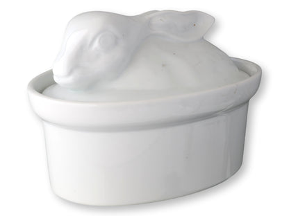 French Porcelain Rabbit Tureen