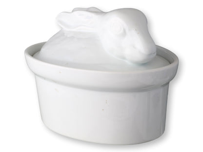 French Porcelain Rabbit Tureen