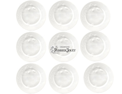 10.75" Limoges for Maison Perrier-Jouët Champagne Dinner Plates