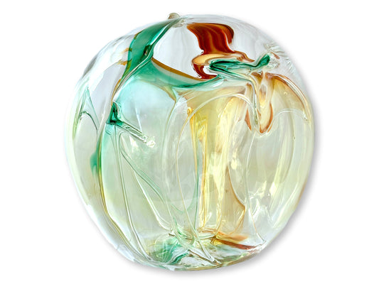 1996 Signed Peter Bramhall 10" Glass Orb
