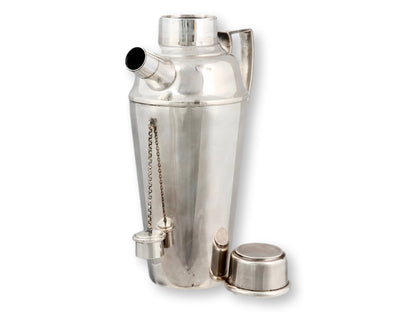 1930s Large Elkington Silver-Plate Cocktail Shaker