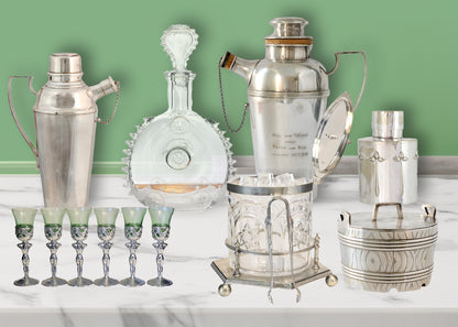 1930s Large Elkington Silver-Plate Cocktail Shaker