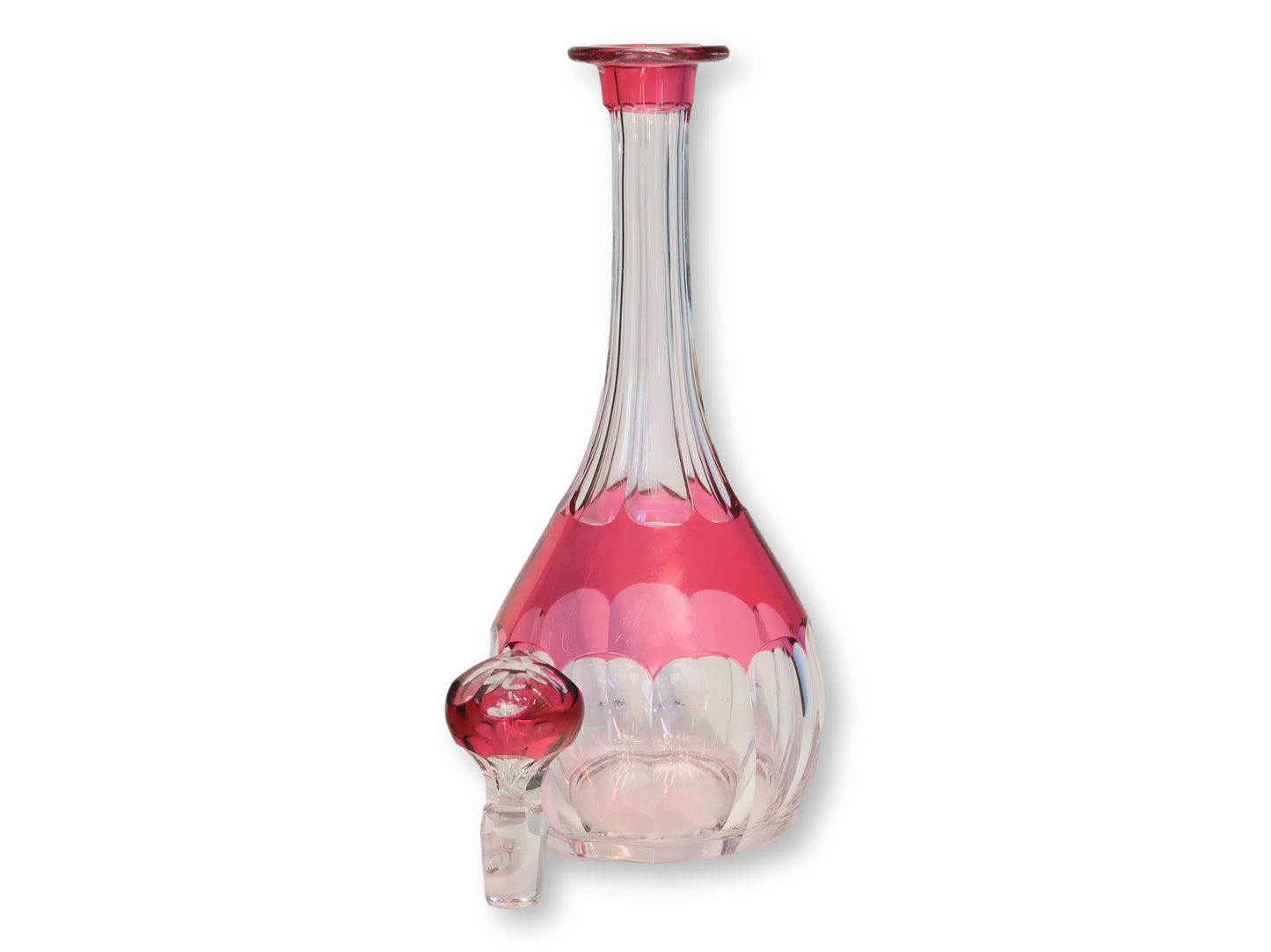Val Saint Lambert Cordial Decanter Set, 3pc