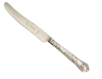 Set of 6 Vintage English Sterling Pastry Knives