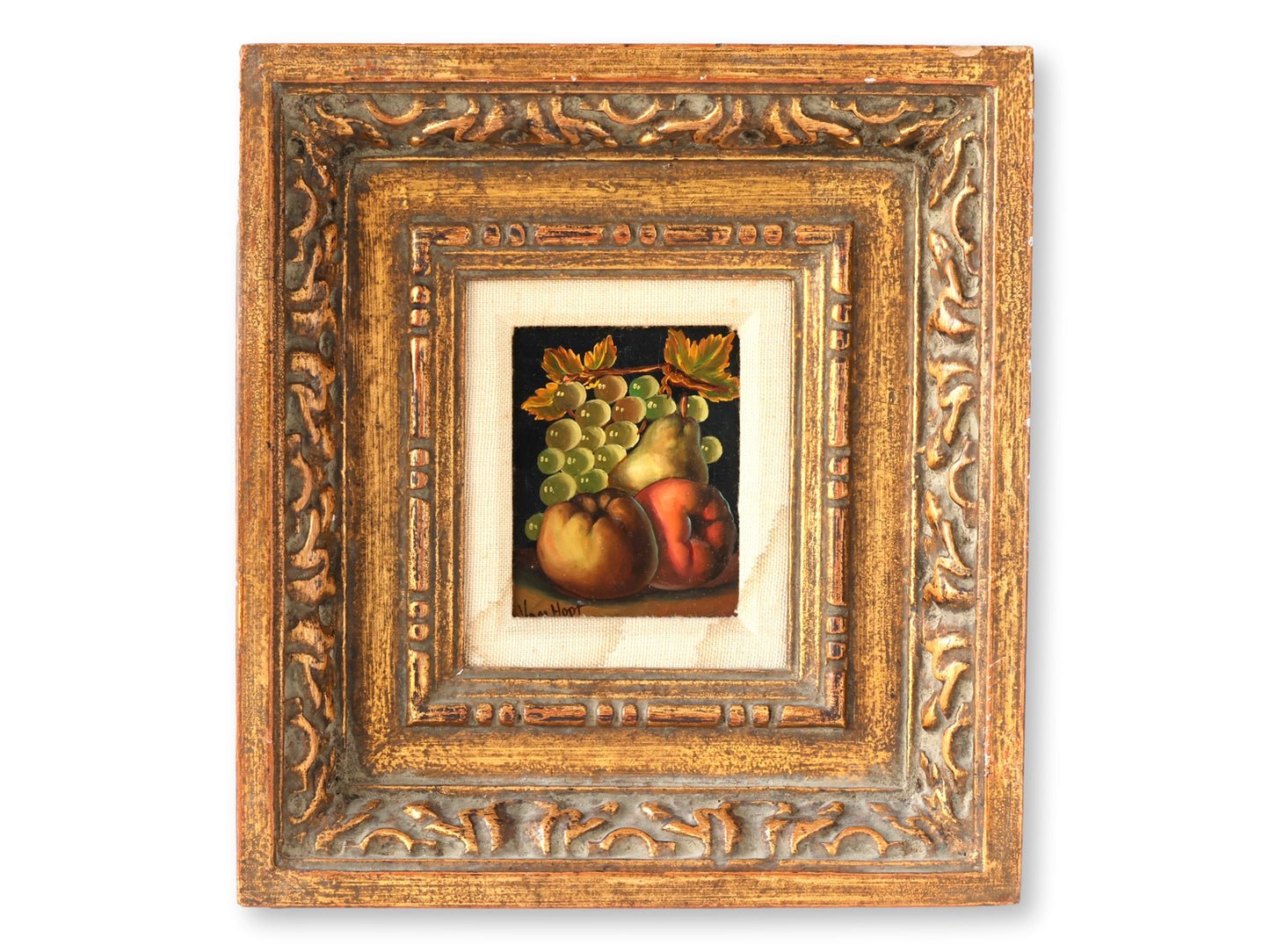 Gilt Framed Oil Still Life Painting
