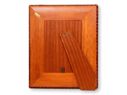 Italian Woven Leather Photo Frame