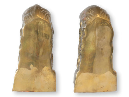 Mid 20th Brass Eagle Bookends