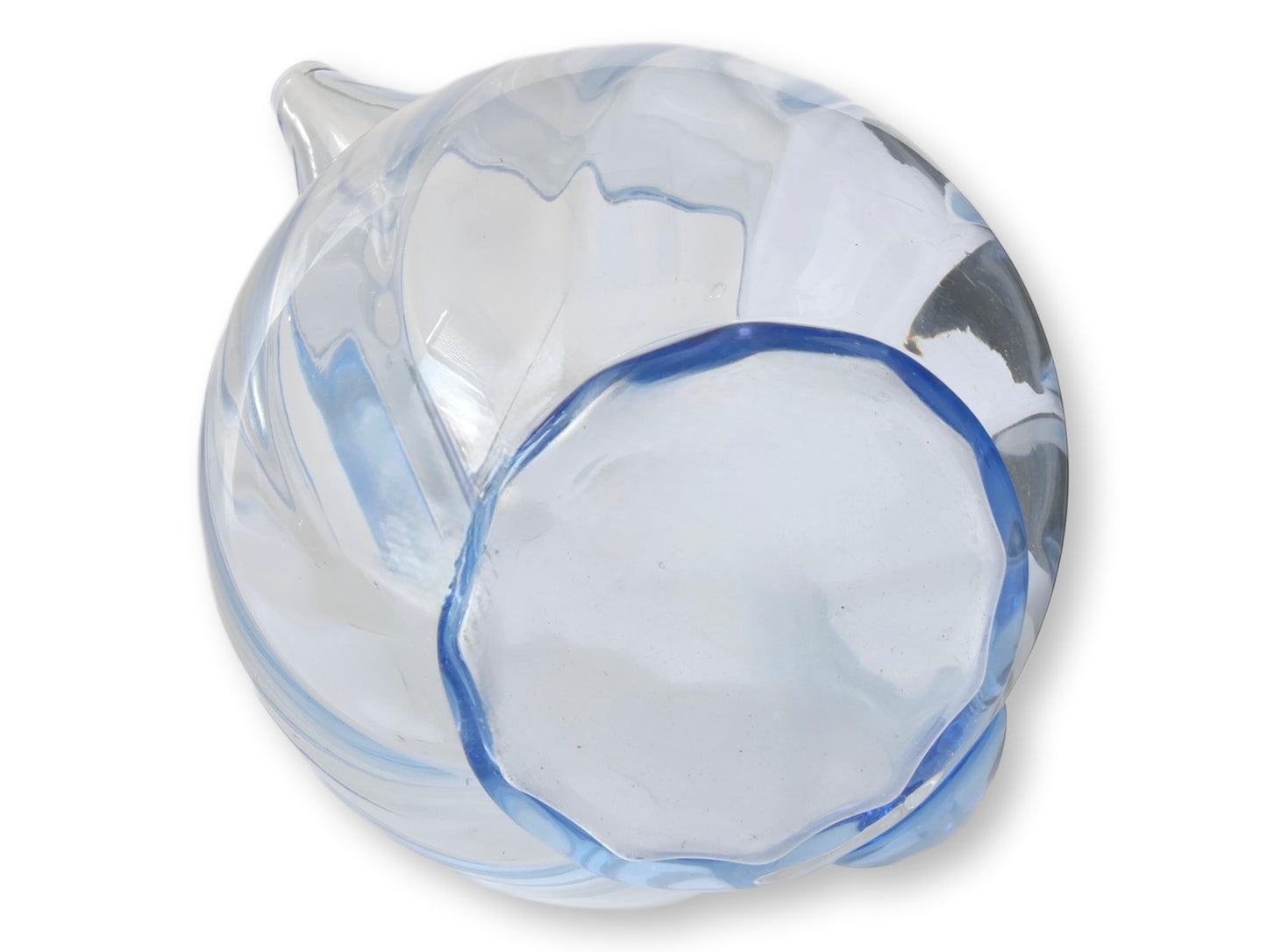 Cambridge Glass Moonlight Blue Optic Ball Pitcher