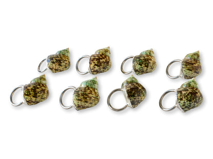 Midcentury Natural Shell Napkin Rings