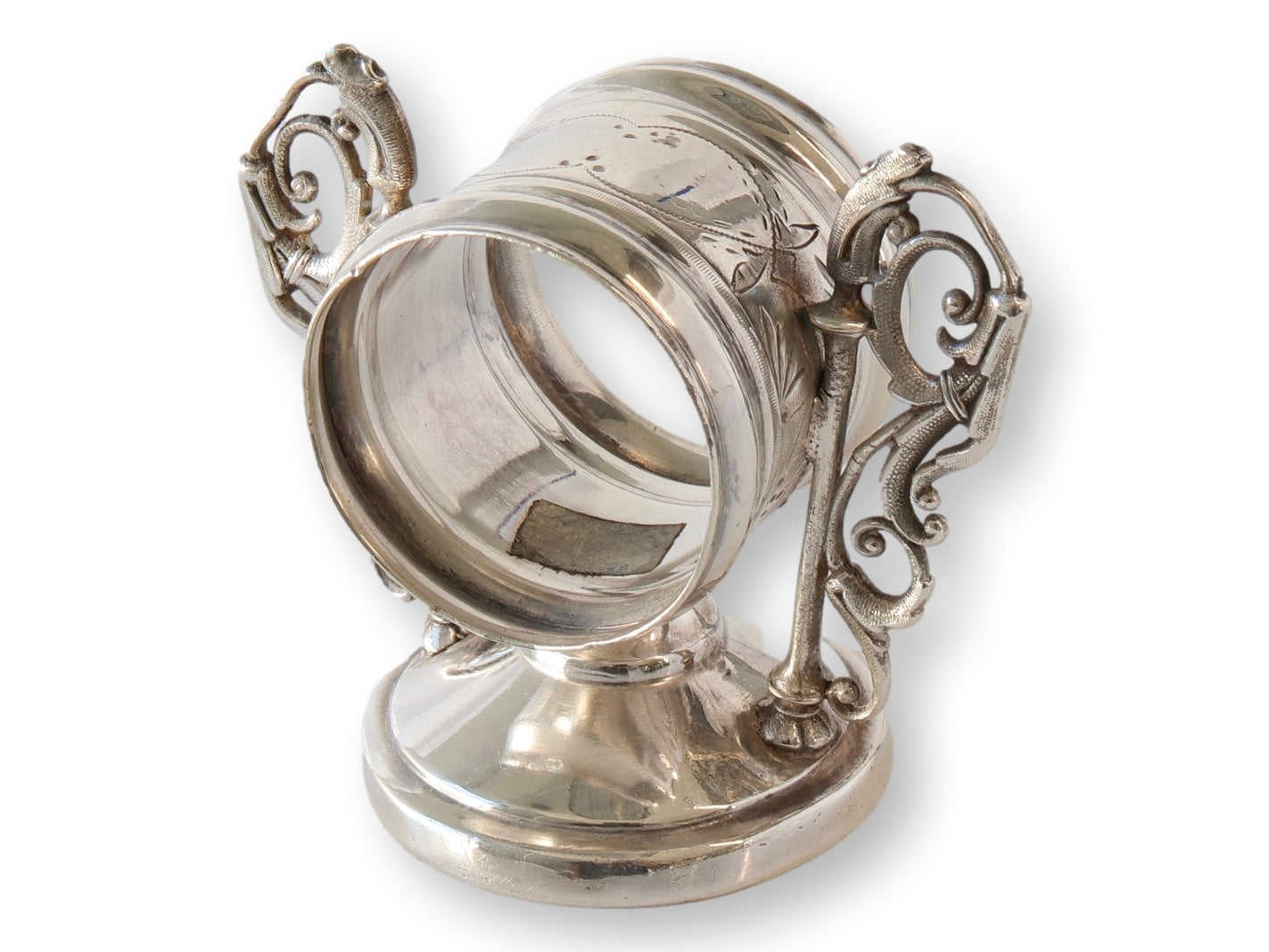 Antique Silver-Plate Napkin Ring