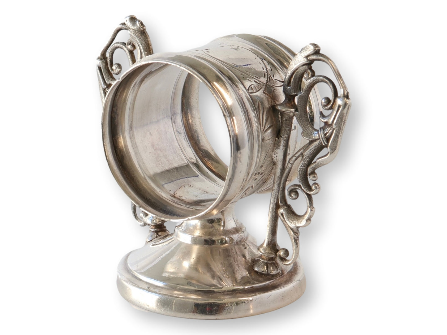 Antique Silver-Plate Napkin Ring