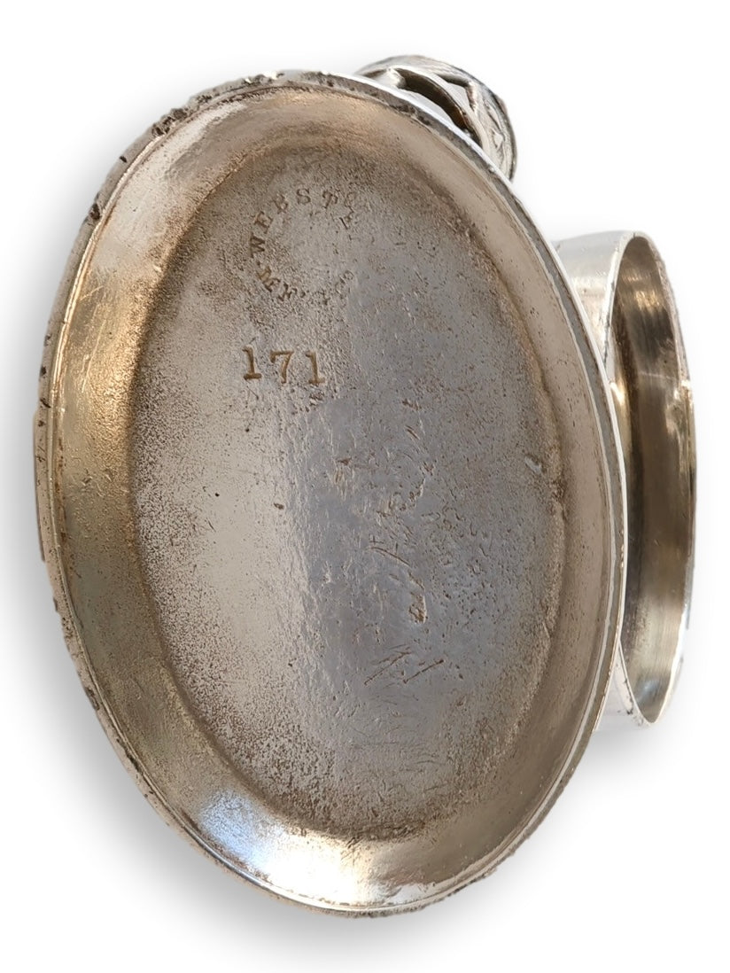 19th-C. Napkin Ring w/ Bud Vase