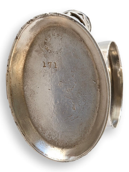 19th-C. Napkin Ring w/ Bud Vase