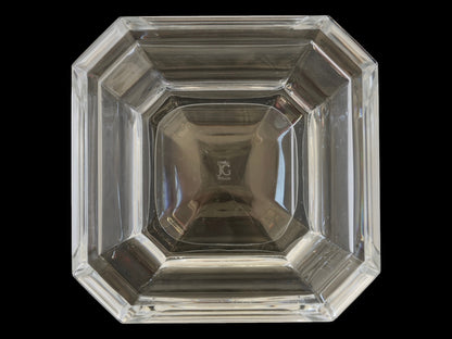 Midcentury Art Deco French Crystal Bowl