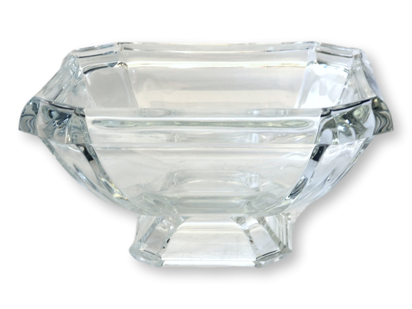 Midcentury Art Deco French Crystal Bowl