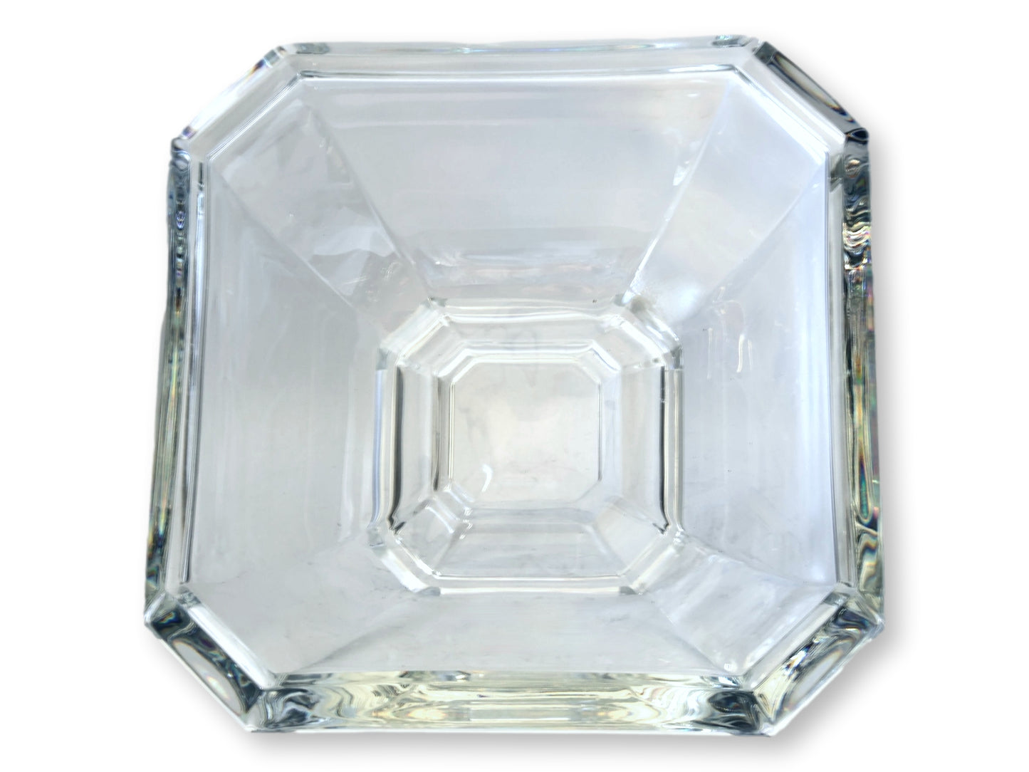 Midcentury Art Deco French Crystal Bowl
