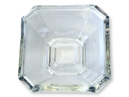 Midcentury Art Deco French Crystal Bowl