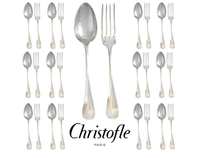 Christofle ‘FIDÉLIO’ Flatware, Svc. 12