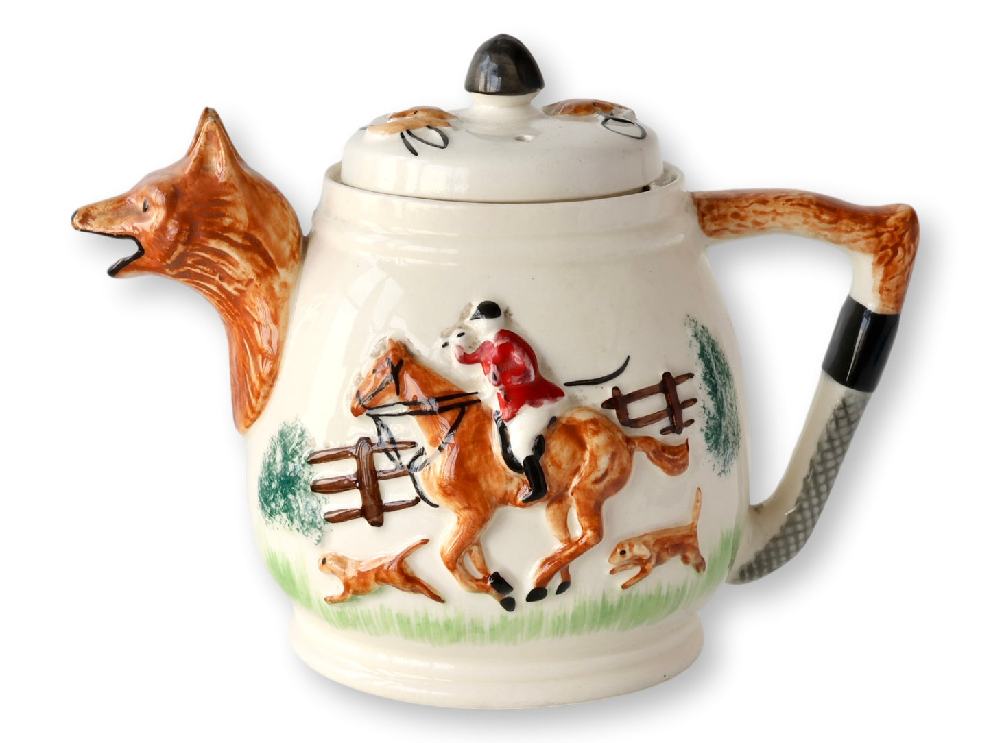 1940s English Fox Hunt Tea Service