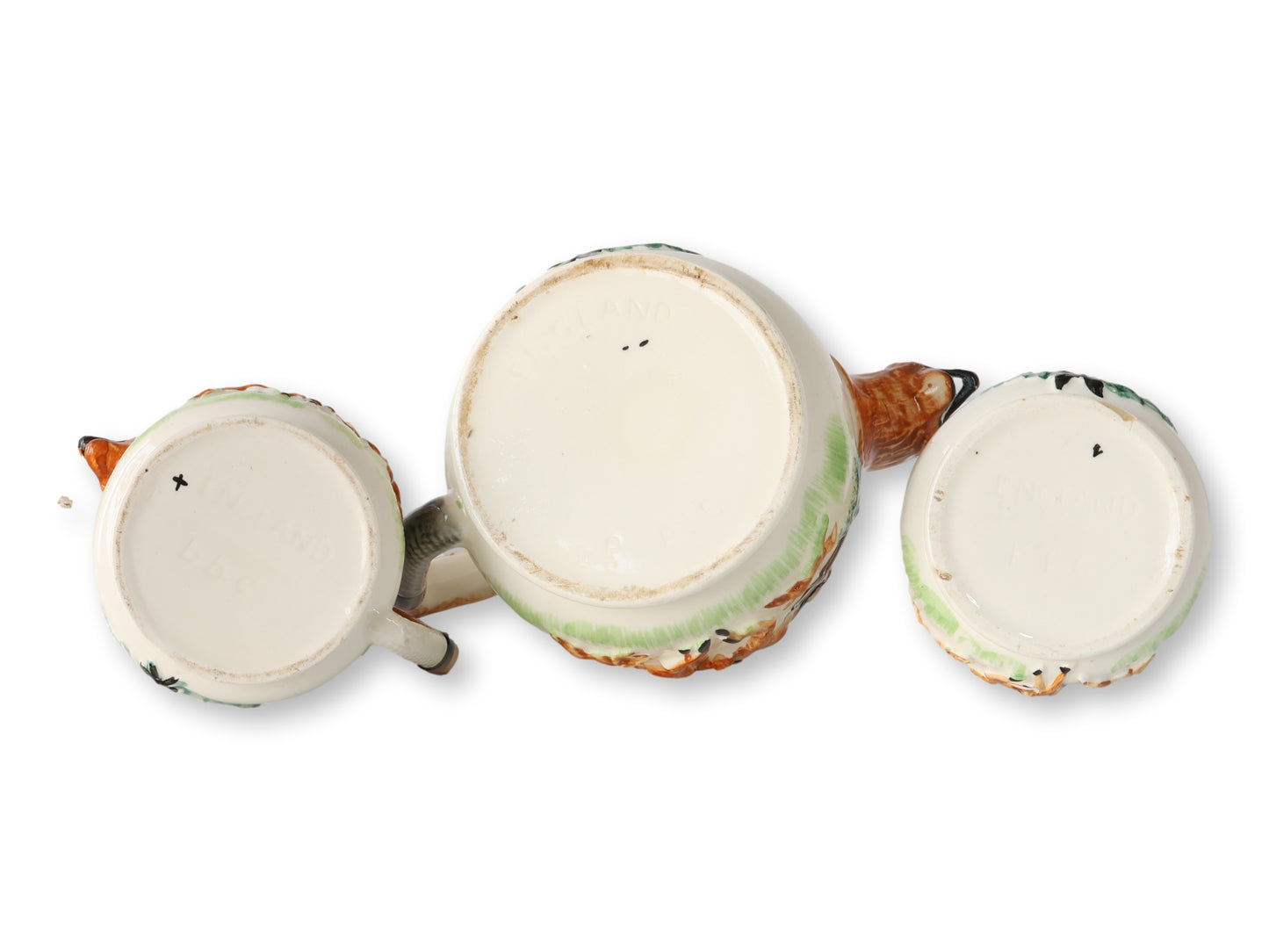 1940s English Fox Hunt Tea Service