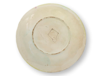 C. 1880 English Majolica Cup & Saucer