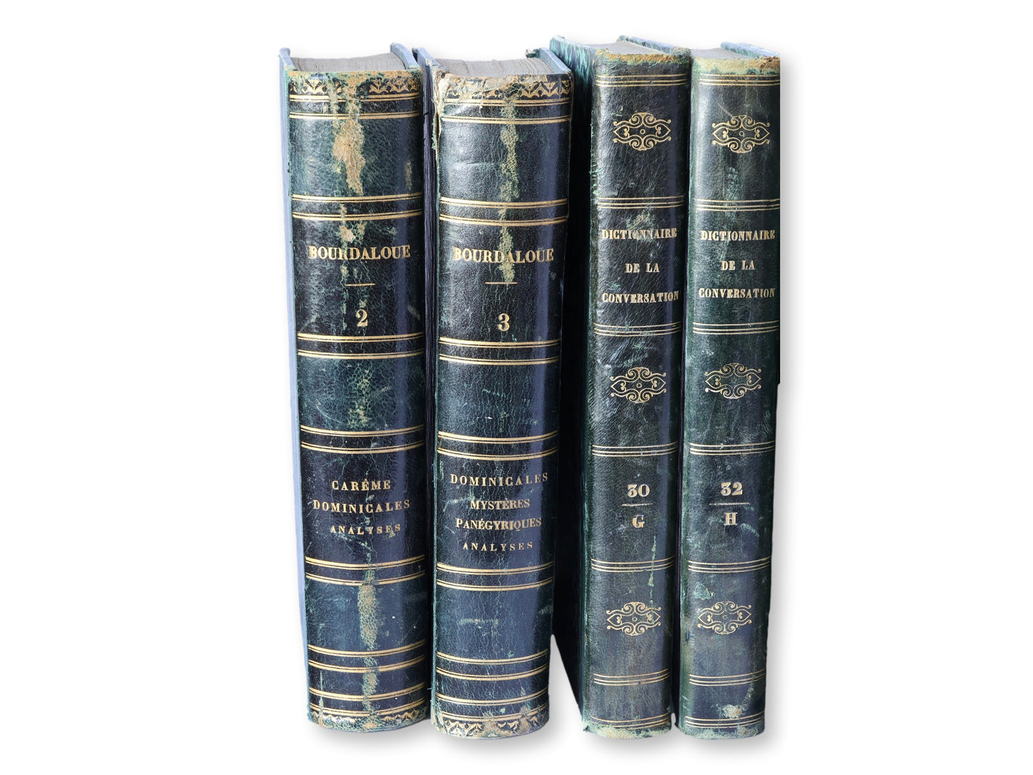 Mid-19th Century French Leather-Bound Library Set