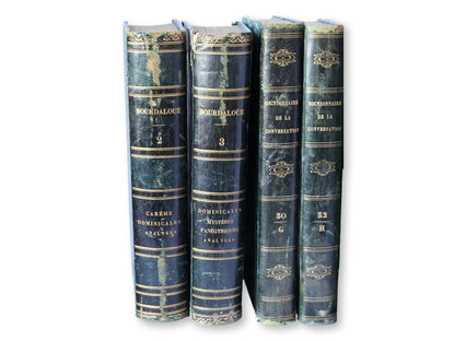 Mid-19th Century French Leather-Bound Library Set