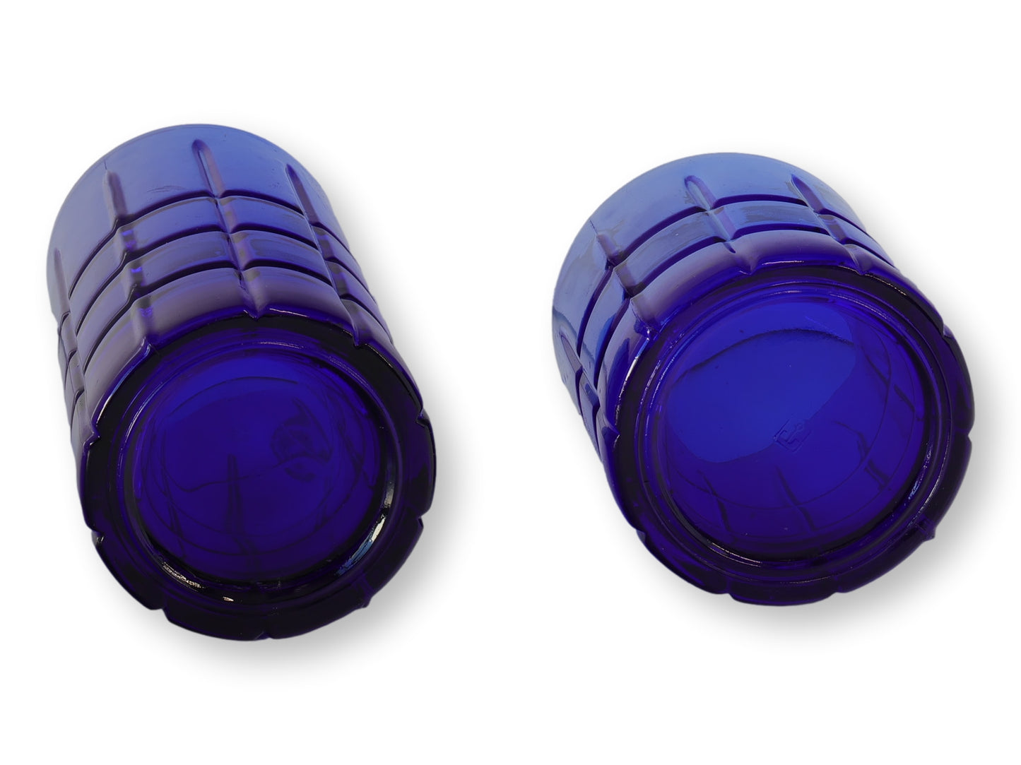 Anchor Hocking Tartan Cobalt Glassware Set
