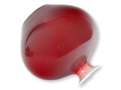 Chinese Flambé Vase in Oxblood Red Glaze