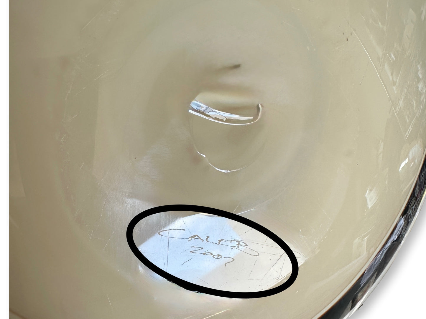 Signed Caleb Siemon Art Glass Bowl