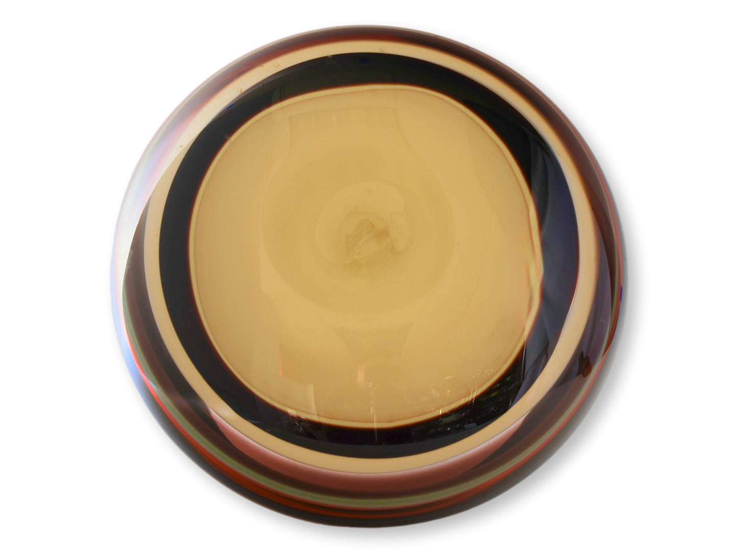 Signed Caleb Siemon Art Glass Bowl