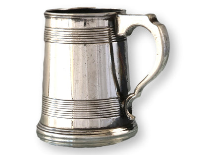 Antique Elkington Silver-Plate Half Pint Ale Mug w/Logo