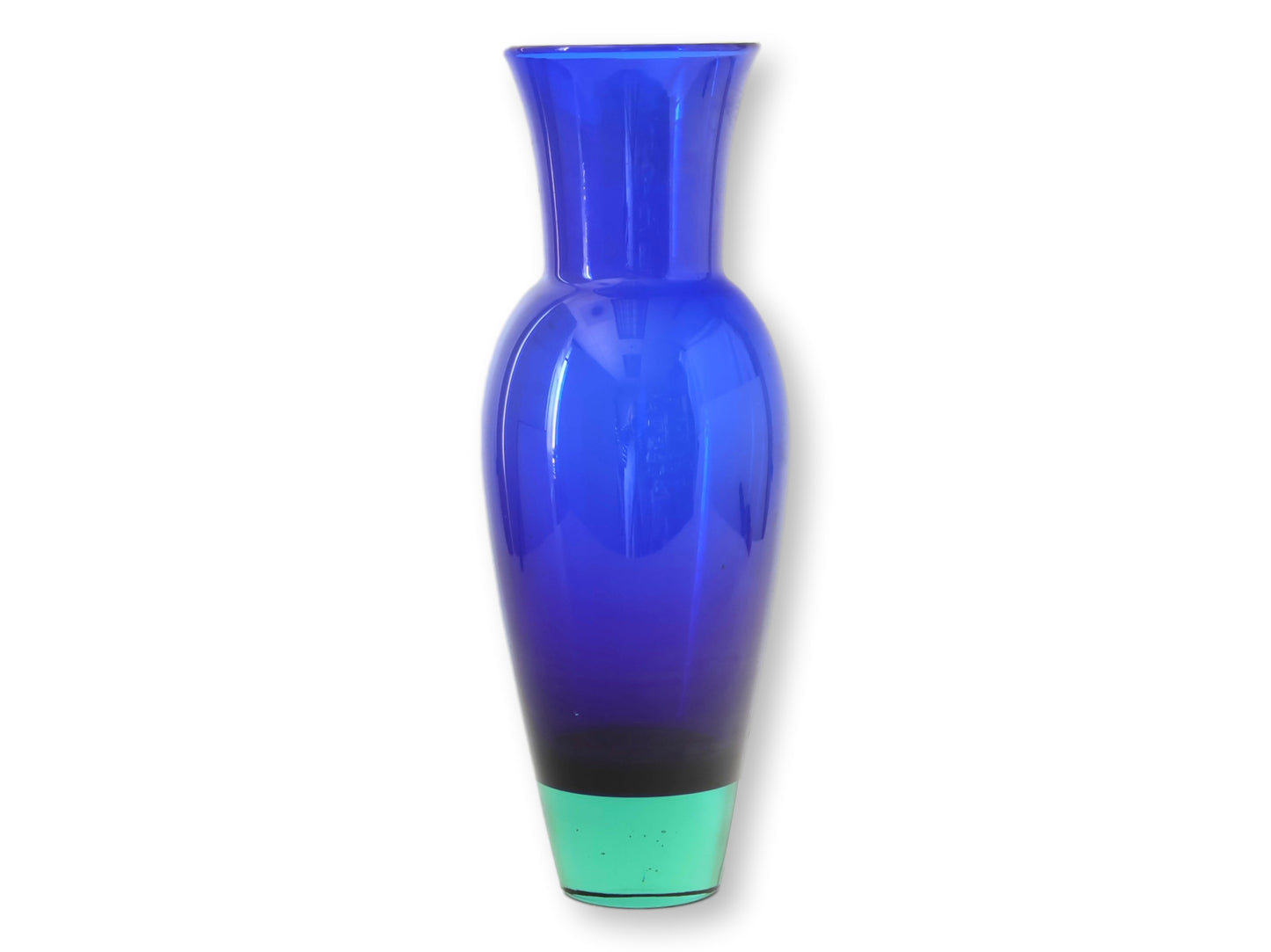 Royal Copenhagen Trio of Cobalt Blue Glass Vases