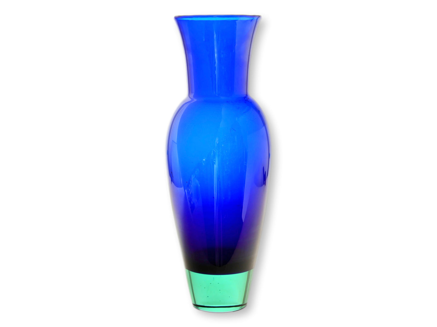 Royal Copenhagen Trio of Cobalt Blue Glass Vases