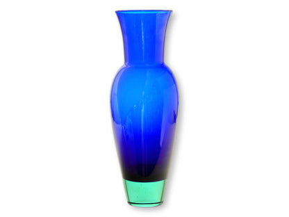 Royal Copenhagen Trio of Cobalt Blue Glass Vases