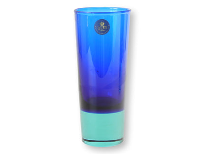 Royal Copenhagen Trio of Cobalt Blue Glass Vases