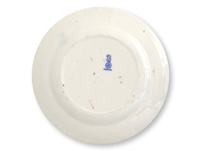 Flow Blue Provence Lions British Royal Crest Plate