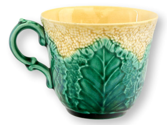 Antique Wedgwood Majolica Sunflower Cup