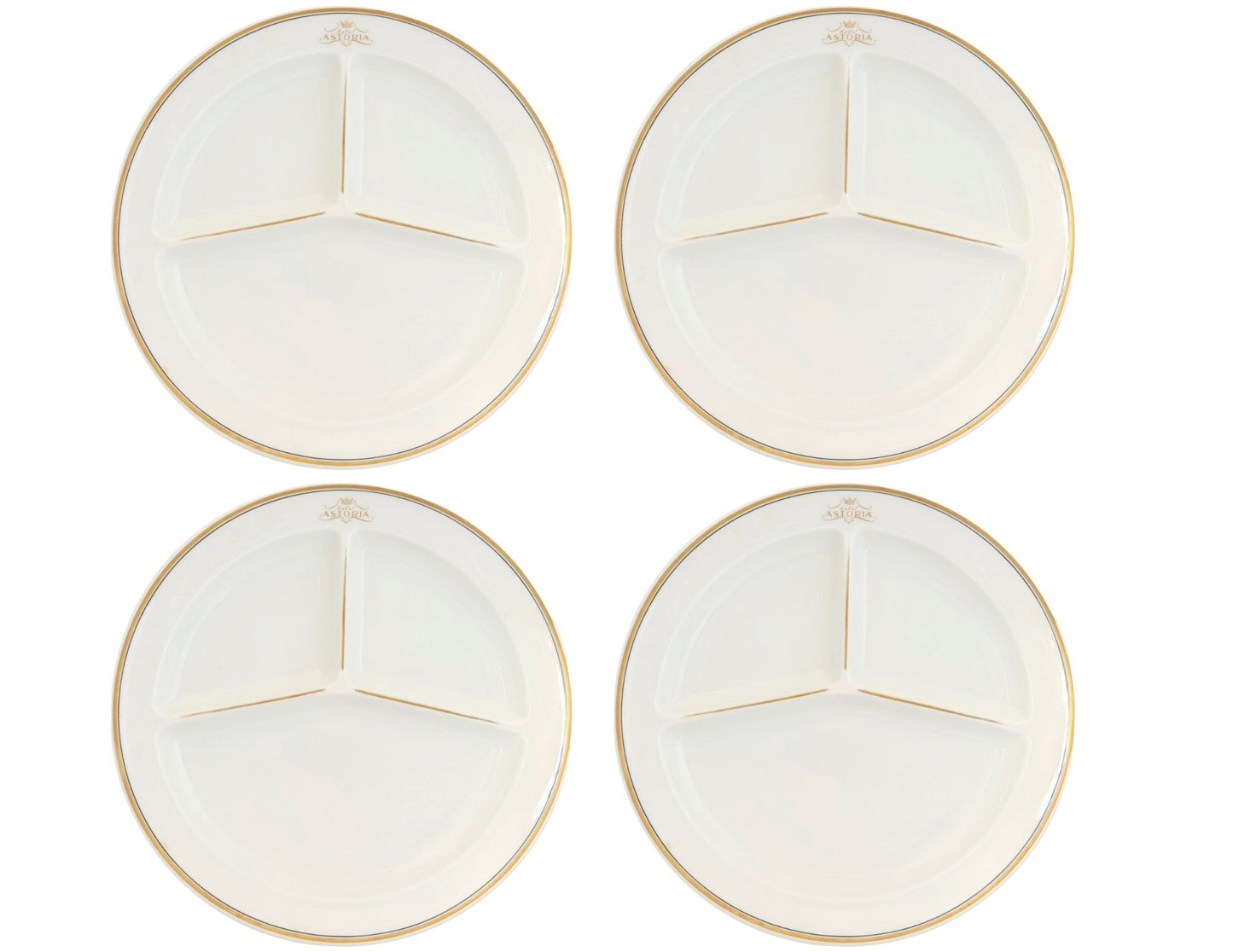 Midcentury Hotel Astoria 10.25" Divided Dinner Plates