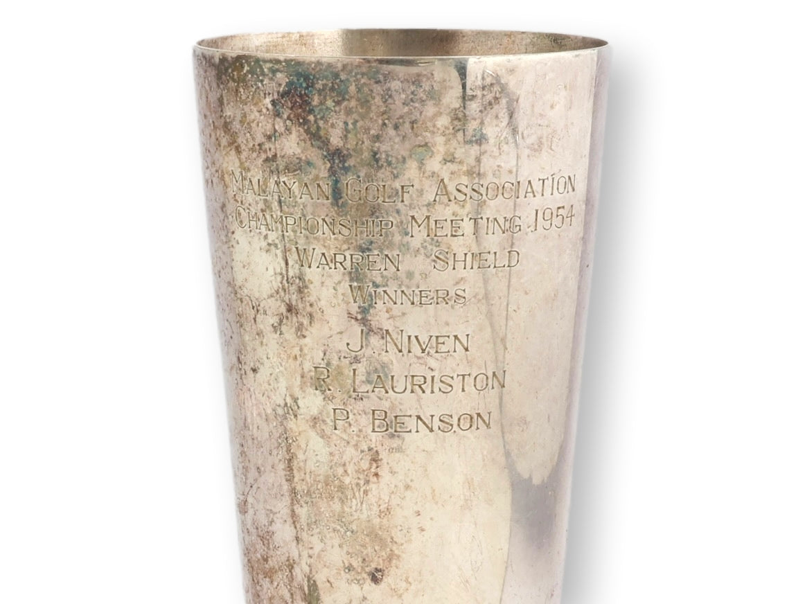 1954 Malayan Golf Association Championship Trophy Cup