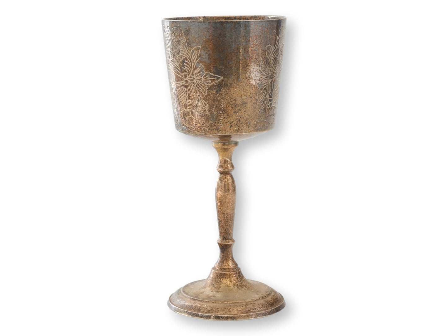 Antique Masonic A.O.B. Engraved Trophy Cup