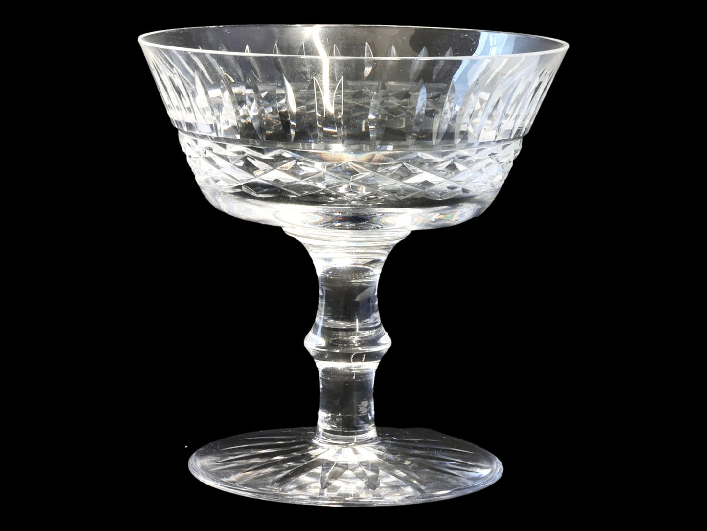 Waterford Maeve Champagne or Tall Sherbet Glasses Pair