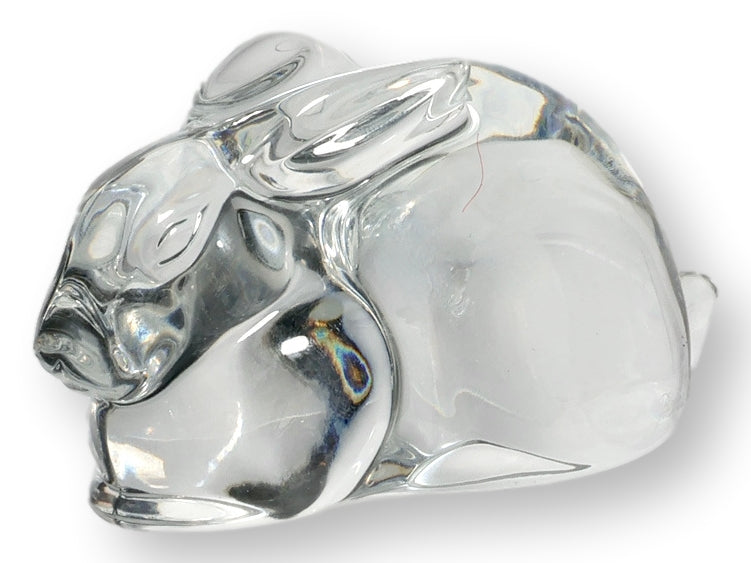Baccarat Crystal Bunny Rabbit Figurine