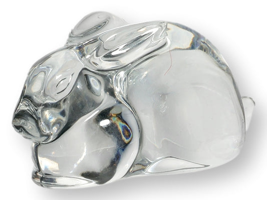 Baccarat Crystal Bunny Rabbit Figurine