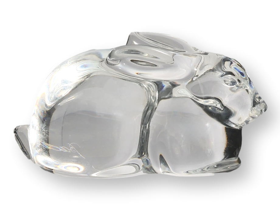 Baccarat Crystal Bunny Rabbit Figurine