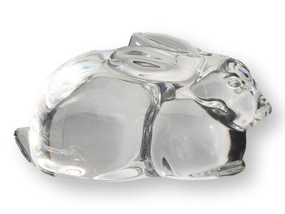 Baccarat Crystal Bunny Rabbit Figurine