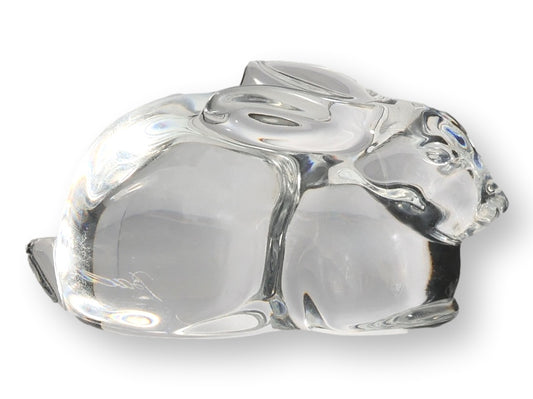 Baccarat Crystal Bunny Rabbit Figurine