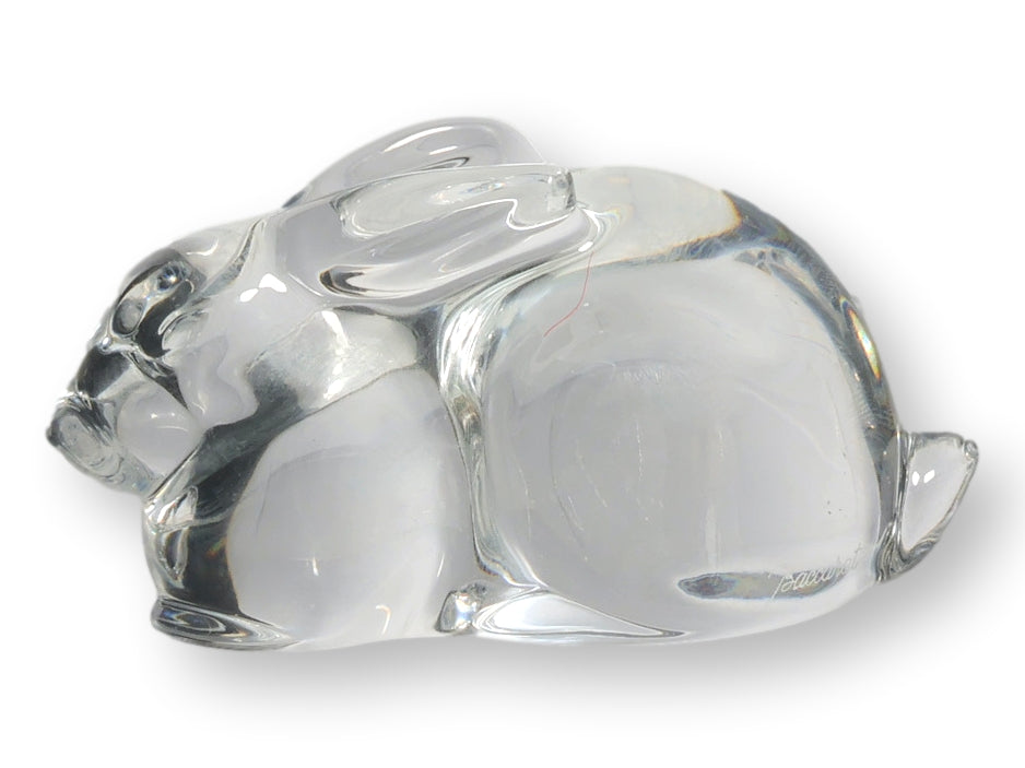 Baccarat Crystal Bunny Rabbit Figurine