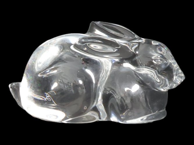 Baccarat Crystal Bunny Rabbit Figurine